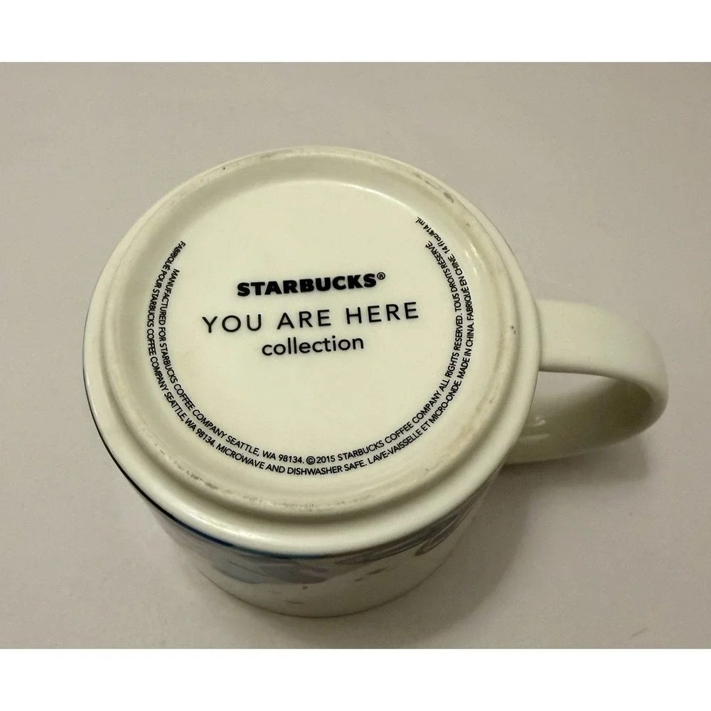 Starbucks Coffee Cup Quebec You Are Here Series Collection 14oz Tea Mug 2015